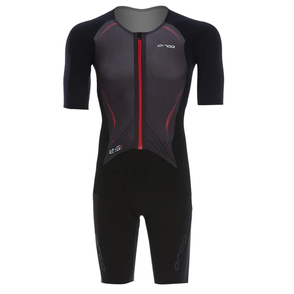 

Triathlon 2020 Orca Pak Mannen Korte Mouwen Wielertrui Schaatspak Jumpsuit Maillot Fietsen Roupa Gel Breathable Pad Men Summer