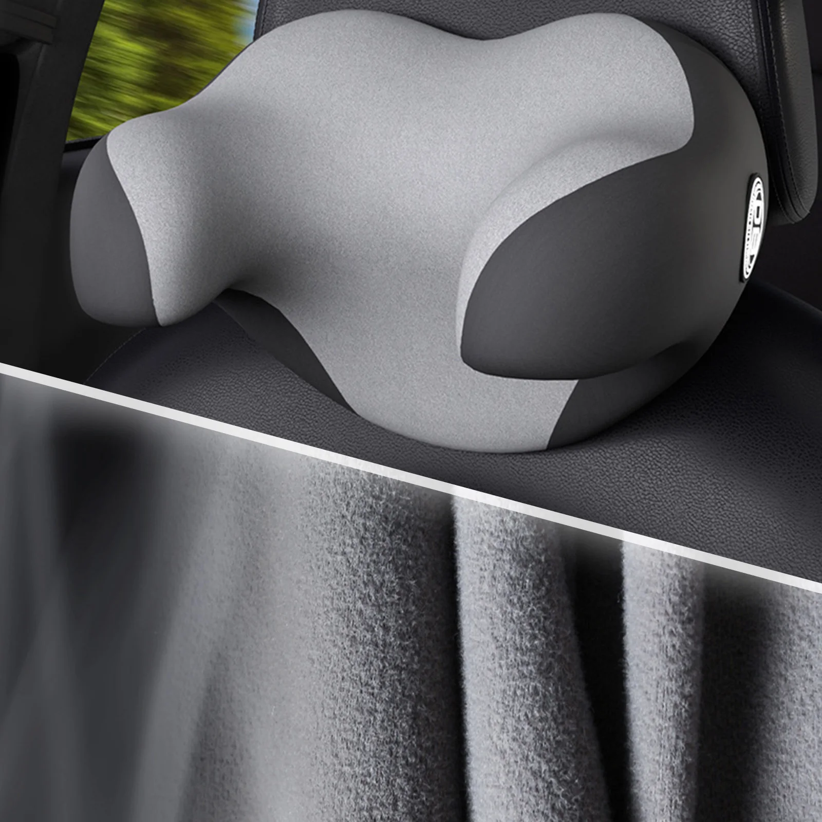 

Universal Car Seat Headrest Pillow Rest Memory Foam Car Head Neck Pillow Support Sleep Side Head High Elastic Nylon Telescopic