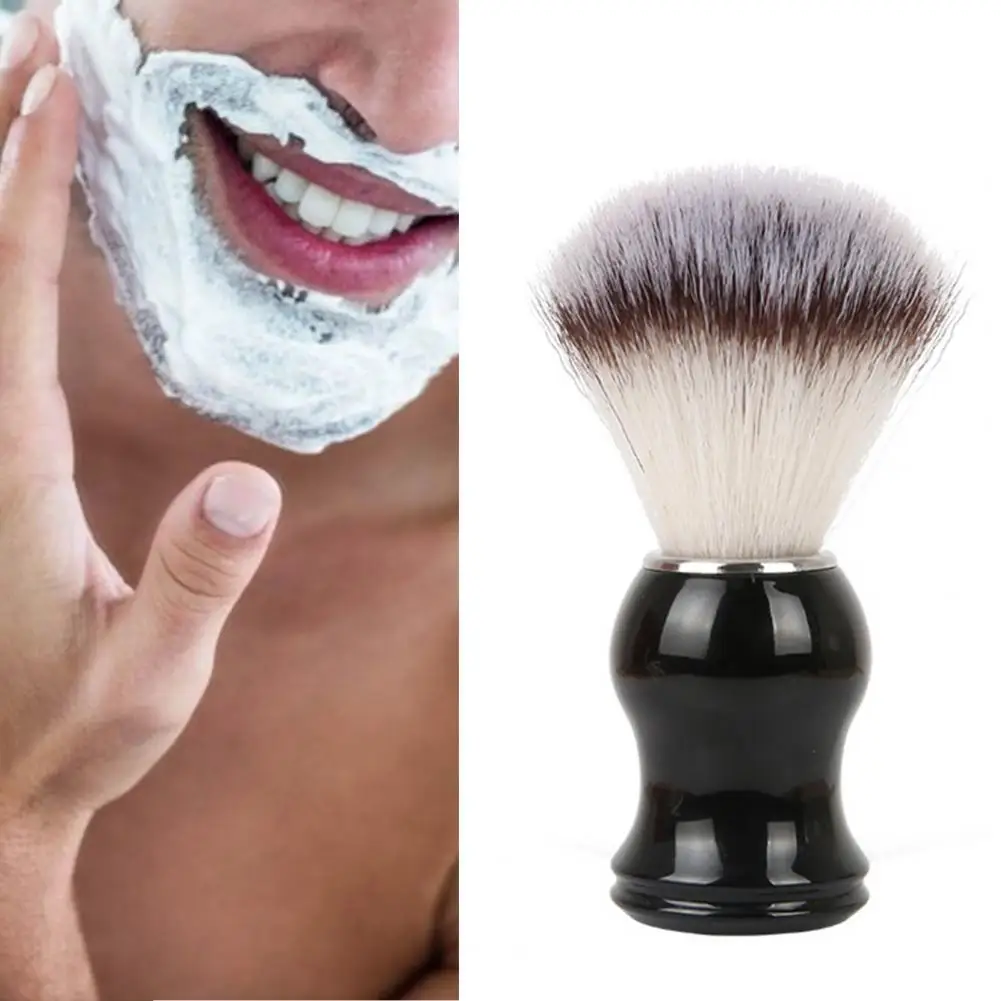 

Hair Removal Brush Smooth Anti-static Nylon Wool Wood Handle Shaving Brush for Women
