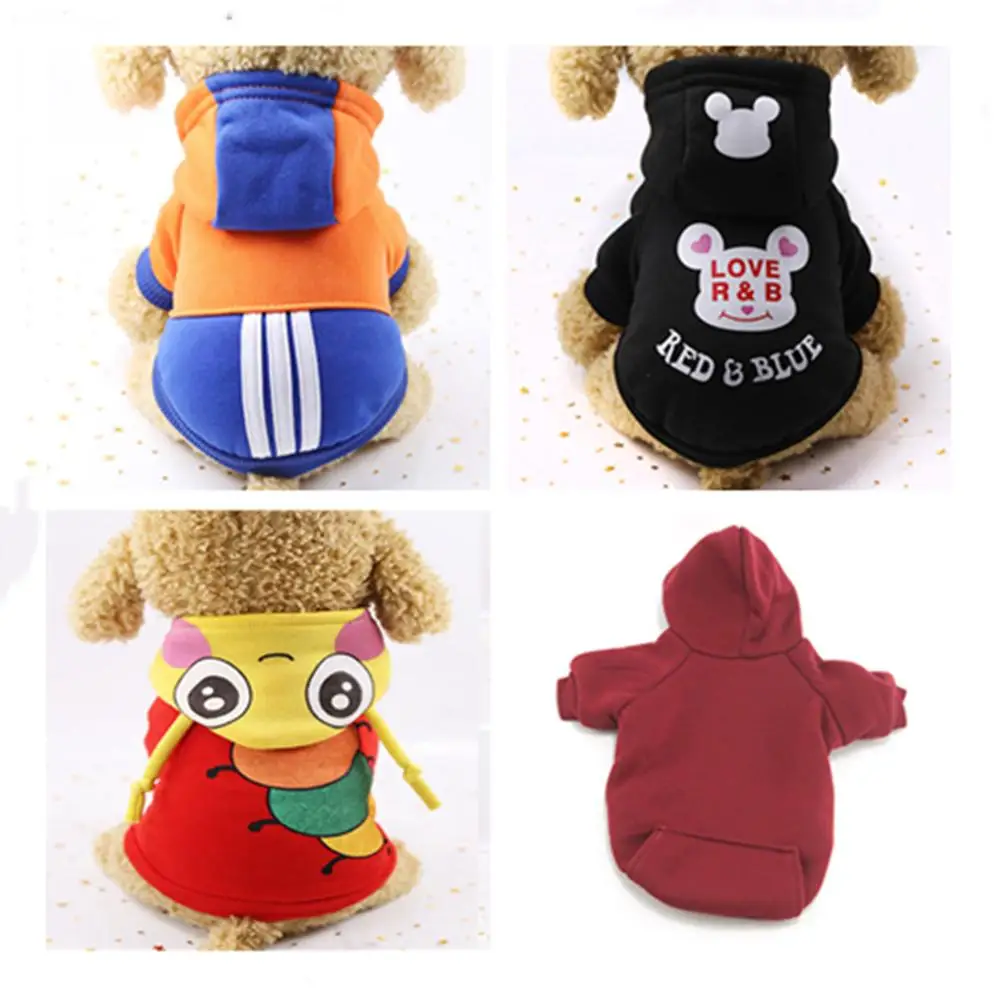 

2019 Autumn Winter Sports Hoodies Dog Jacket Coat Bulldog Clothing Pet Puppy Dog Small Dogs Warm Pug Chihuahua Pet Cat Supplies