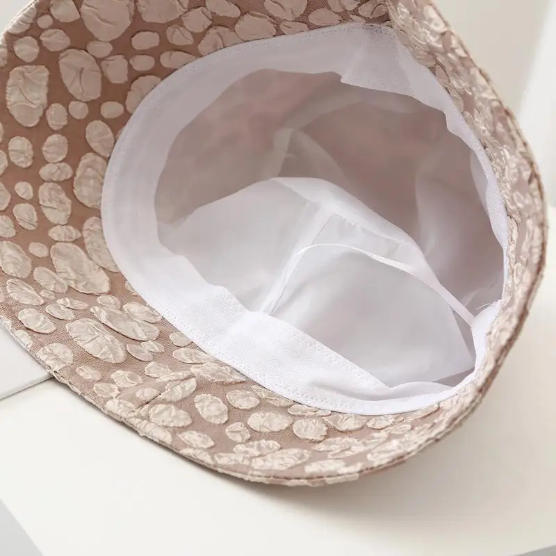 

Cotton Solid Fold Bucket Hat Fisherman Hat Outdoor Travel Hat Sun Cap Hats for Women 282