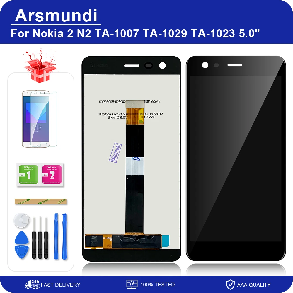 ЖК дисплей для Nokia 2 N2 TA 1007 1029 1023 5 0 дюйма сенсорный экран с дигитайзером в сборе