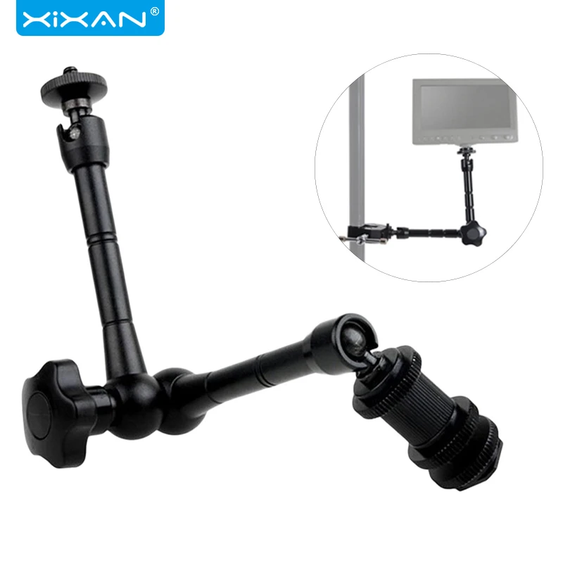 

Phone 7/11 Inches Adjustable Magic Articulated Arm For Tripod Live Support Crab Clamp Magic Hand Bracket Multi-Function Adapter