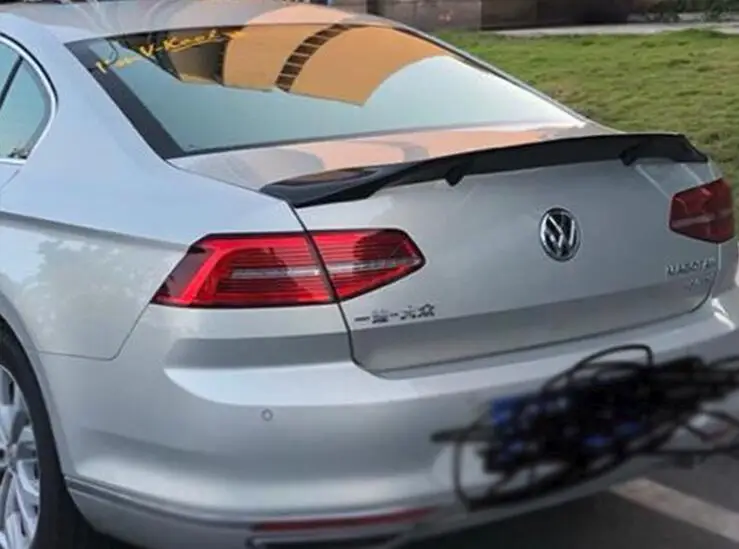 Спойлер для Passat B8 2017 2019 Volkswagen RK высококачественный спойлер из АБС пластика заднее