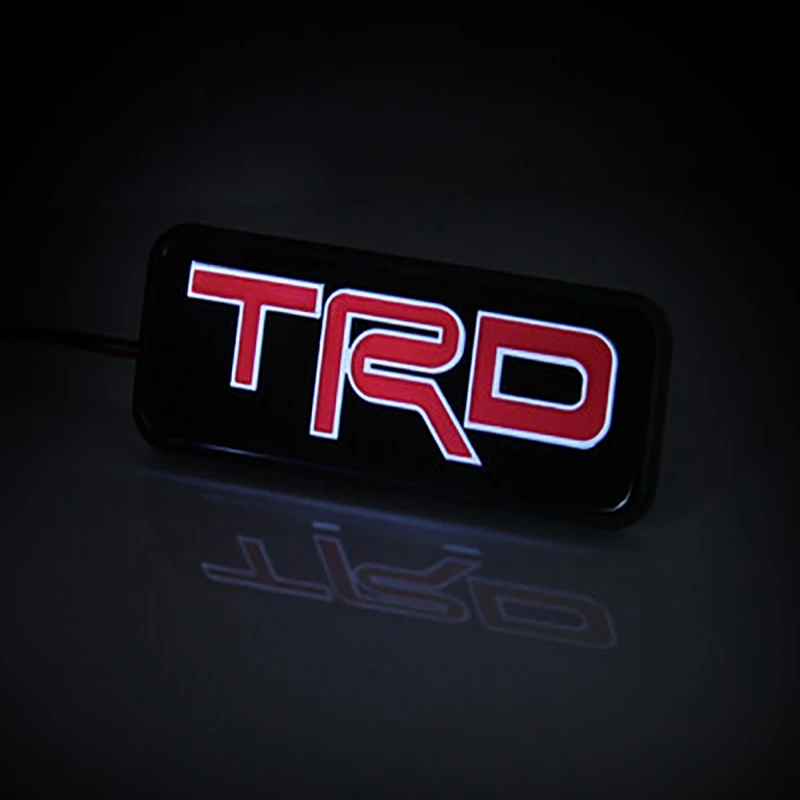 Front Hood LED Light Emblem JDM TRD RACING for Toyota FRS SUPRA MR2 Supra |
