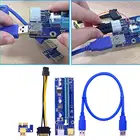 PCI-E express Удлинительный кабель, высокоскоростной USB3.0 PCB 1X до 16X 009s Райзер-карта, удлинитель для майнинга
