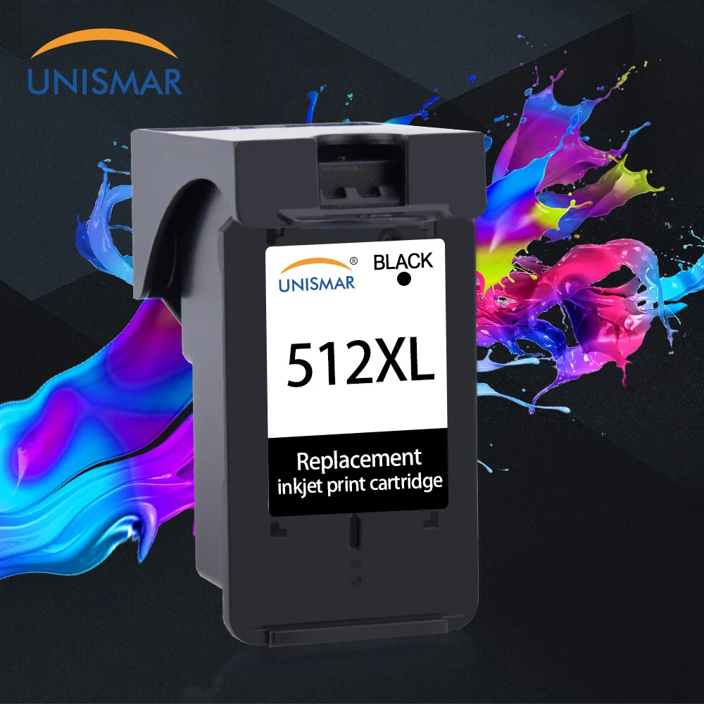 Чернильный картридж Unismar PG 512 совместимый с Canon PG512 многоразовый чернильный для Pixma