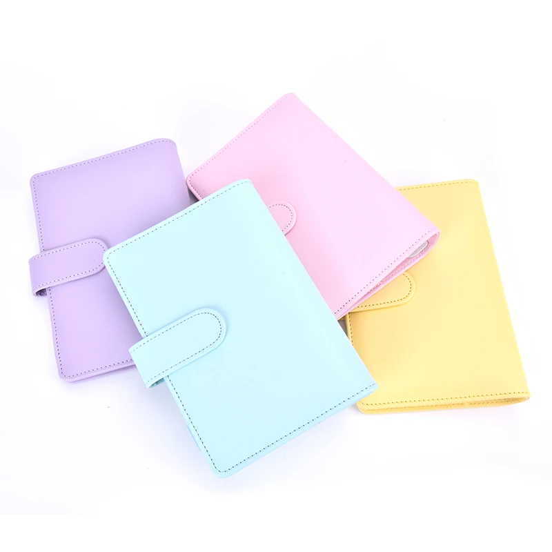 

Pu Leather-proof A6 Notebook Diary Schedule Schedule Diary Journal Binder Cute School Supplies Macaron Notebook Notebook