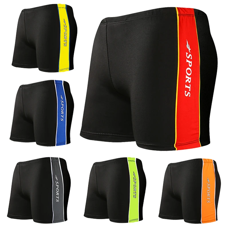 

2020 Men Big Size Swimsuit Shorts Adult Swimming Trunks Beach Board Shorts Surffing Pool Boxer Pants Summer Sports Swimwear
