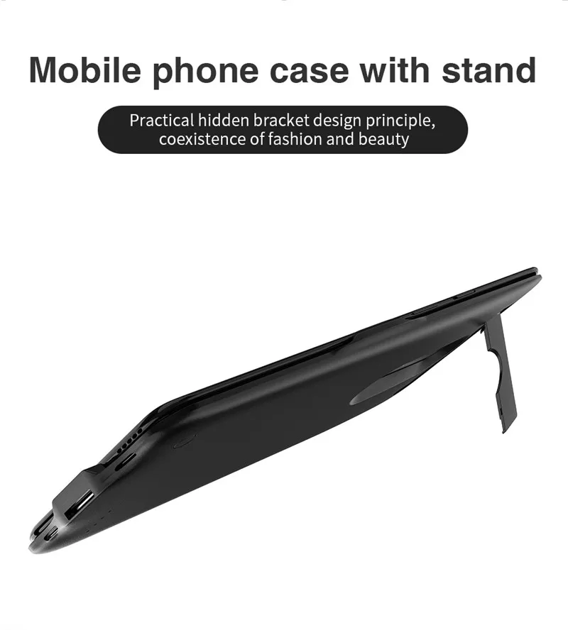 slim battery charger case for oneplus 7t power bank backup back cover for one plus 7t pro 17t back clip battery phone cases free global shipping