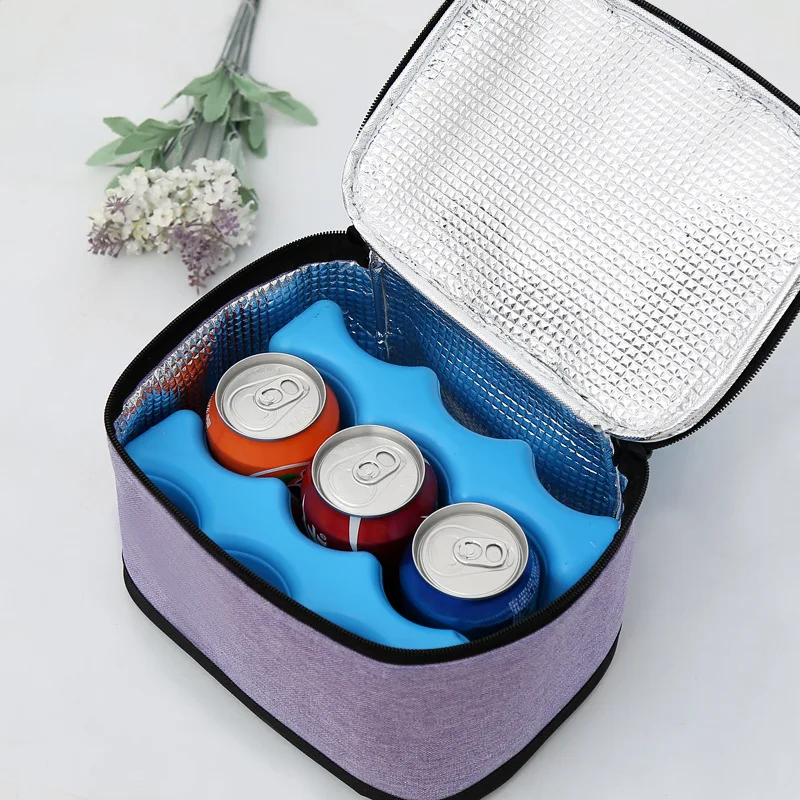 New fashion denim lunch bag thermal food insulated kids women or men casual cooler thermo picnic box | Багаж и сумки