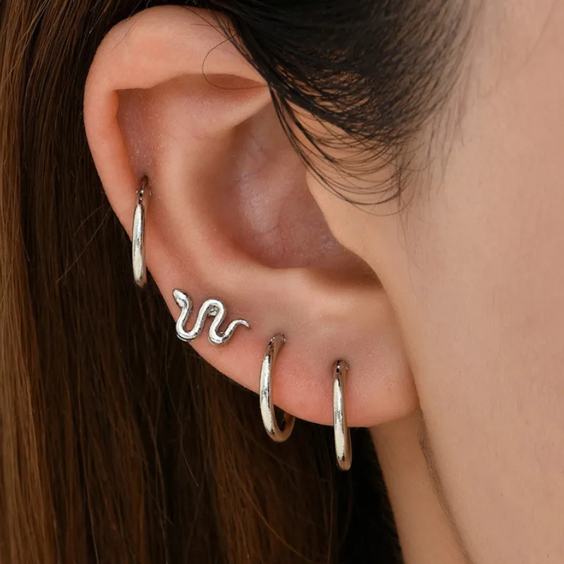 

Fashion Snake Shape Earrings Set Women Korean Ear Jewelry