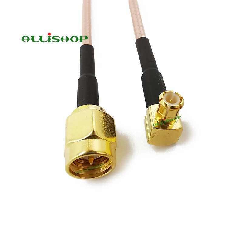 RF SMA Штекерный переключатель MCX прямоугольный RG316 ОТРЕЗОК кабеля штекер к штекеру