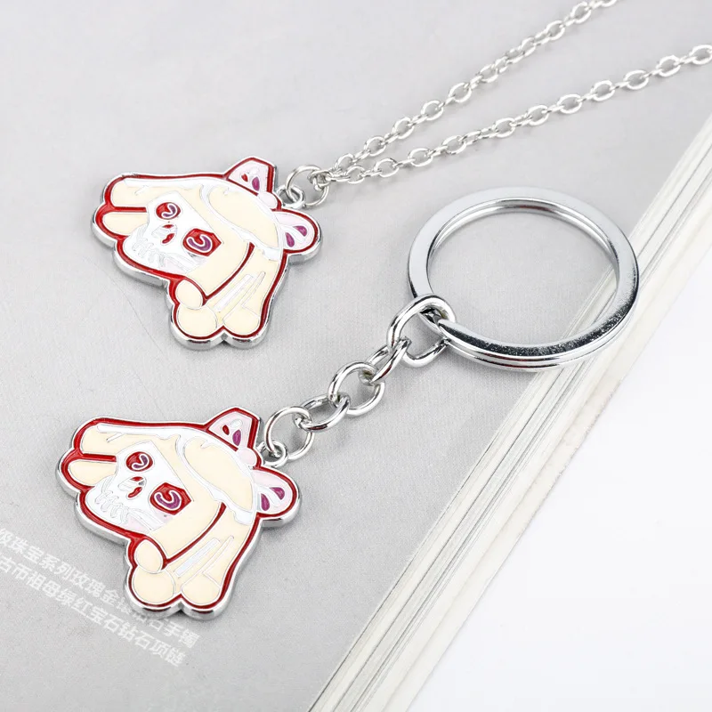 

Cyberpunks 2077 Game Keychain Anime Figure Children Cartoon Key Chain Kids Necklace for Girl Boy Pendant New Year Gift