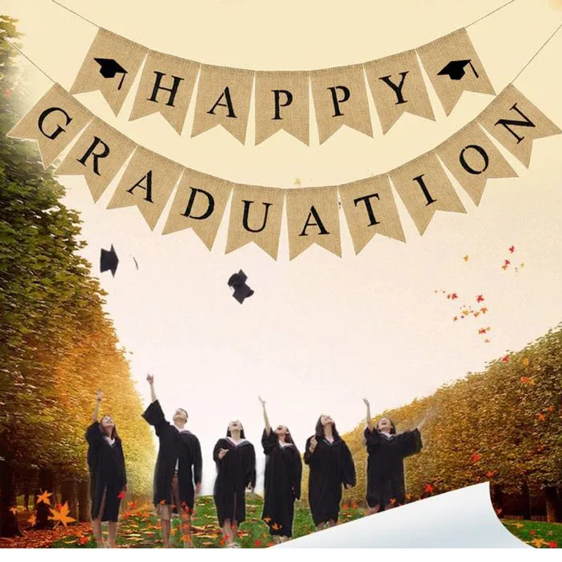 

1set Congrats Letter Banner Rose Gold Confetti Balloons Students Party Decorations Boy Girl Kids Party Favors