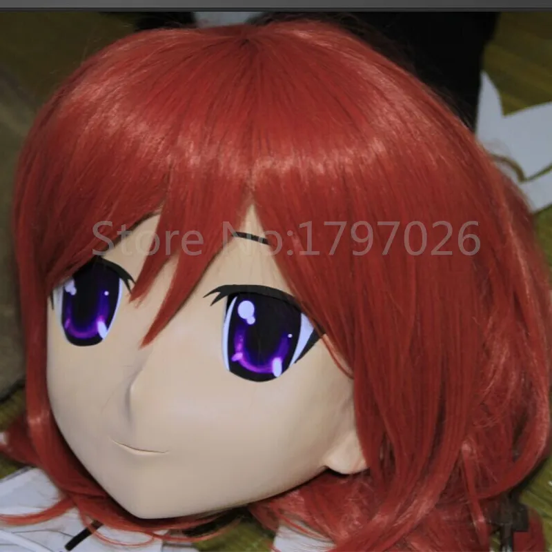 

New arrival Handmade Female Letax Face Full Anime Kigurumi Mask Cosplay Kigurumi Crossdresser for Fetish Role