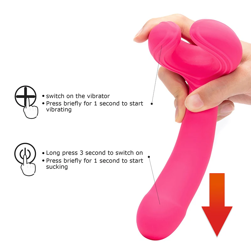 Всасывающий вибратор Стимулятор клитора Вагина g точка фаллоимитатор с