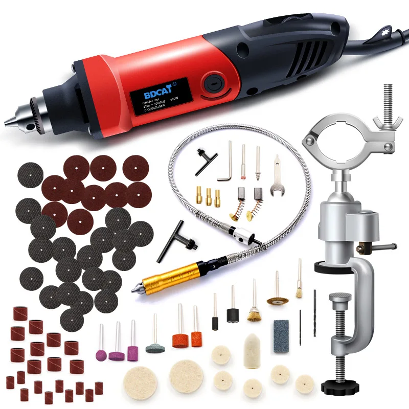 dremel holder flex BDCAT 400 Вт электрическая дрель мини гравер переменная скорость роторный шлифовальный станок Инструменты сверлильный станок электроинструменты с Dremel аксессуары - Цвет: dremel holder flex