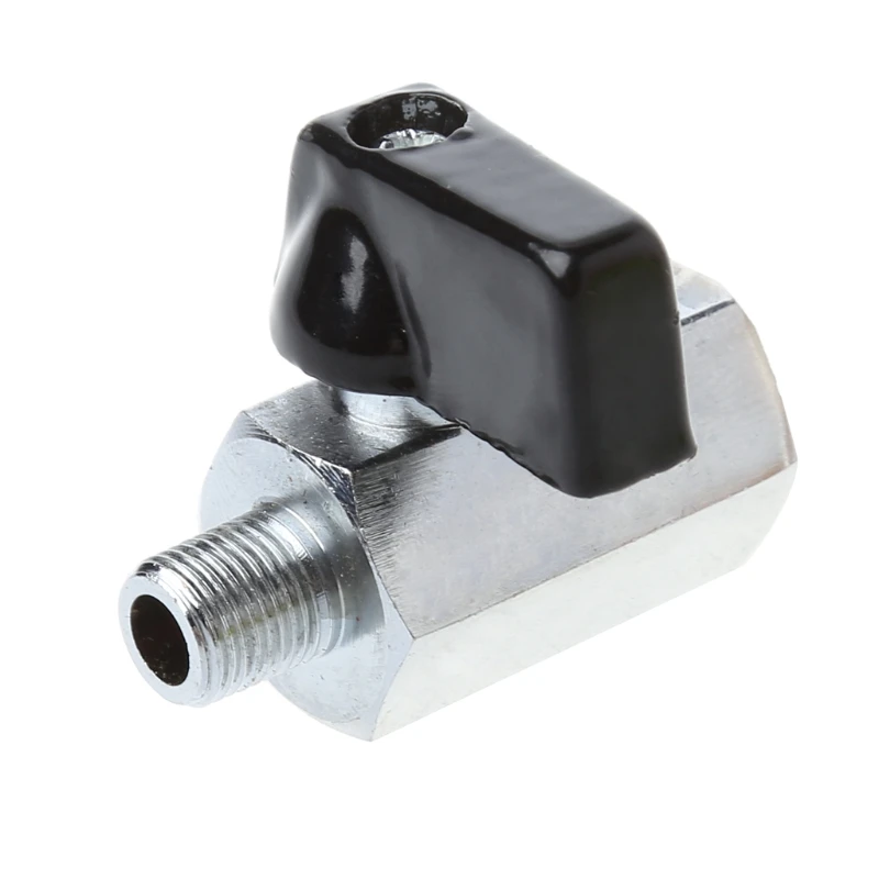 

203F Brass Mini Ball Valve 1/8" BSP Male to Female Thread Air Compressor Hose