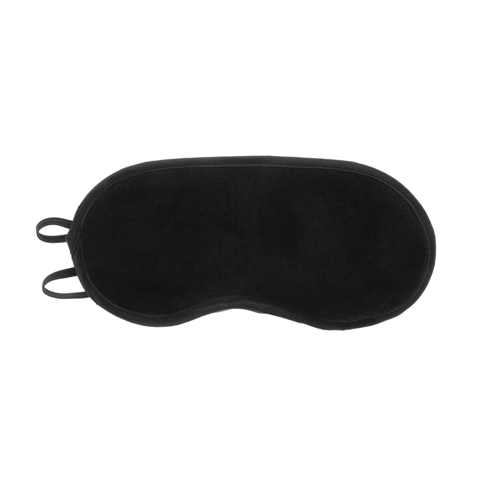 black 1 шт., маска для сна, повязка на глаза, хлопковая, креативный, милый, мультяшный, для путешествий, для глаз, для отдыха, для сна, повязка на глаза, затеняющая маска для глаз - Цвет: black
