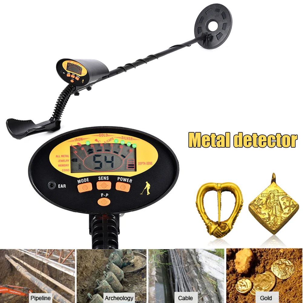 

Профессиональный 4-режимный Регулируемый металлоискатель, наружный водонепроницаемый детектор, аксессуары для подземной охоты за металла...