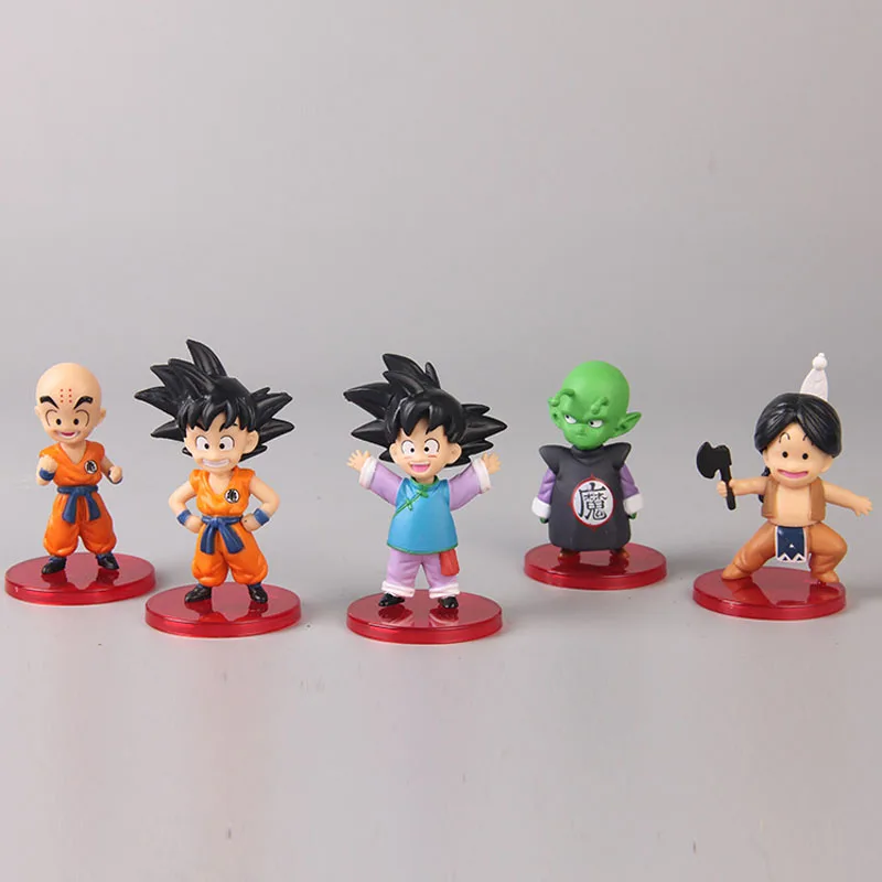 13 шт. Dragon Ball Гоку Гохан у Тянь БИК Кики булма Вегета Фигурки Коллекционная модель