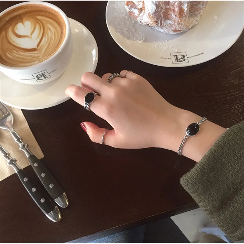 

Special Design Open Rings for Women 100% 925 Sterling Silver Vintage Style