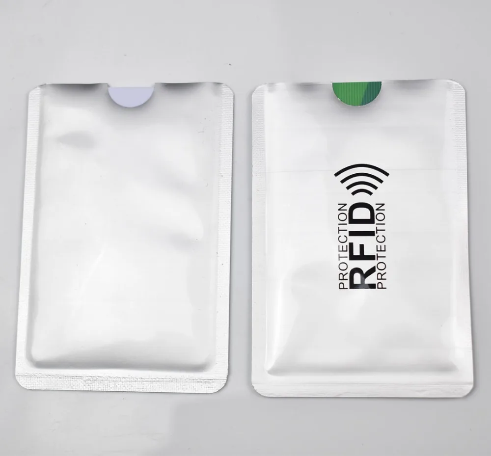 10 шт. анти Rfid кошелек блокирующий считыватель замок держатель для карт Id Чехол