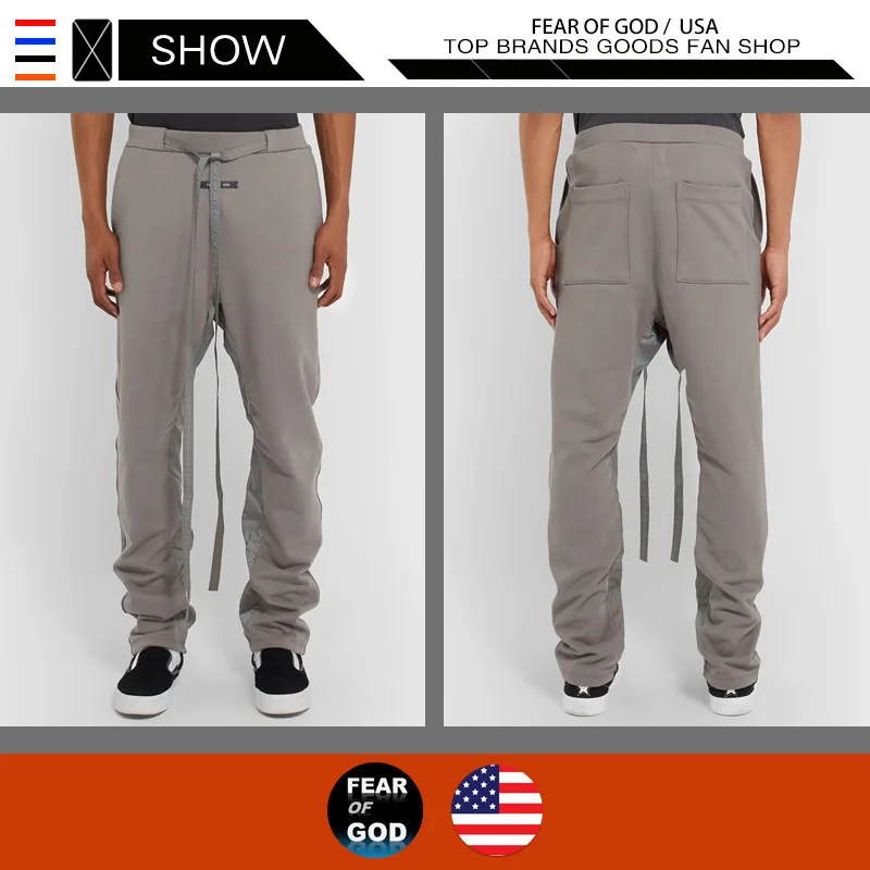 

Feel of God loopback cotton casual sports pants fog Essentials