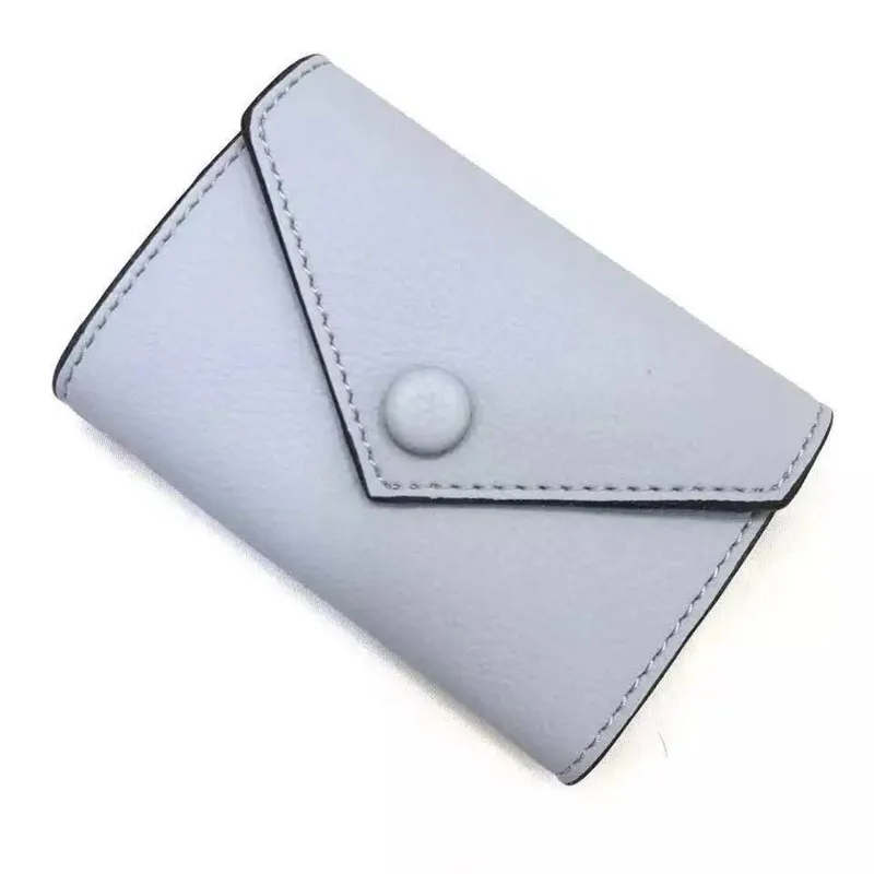 

Wholesale Leather Wallet for Women Multicolor Designer Short Wallet Card Holder Women Purse Classic Zipper Pocket with Box