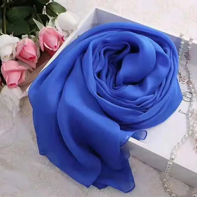 Новые товары для весны и лета 2019 имитация чистого шелка шарф шаль пляжная