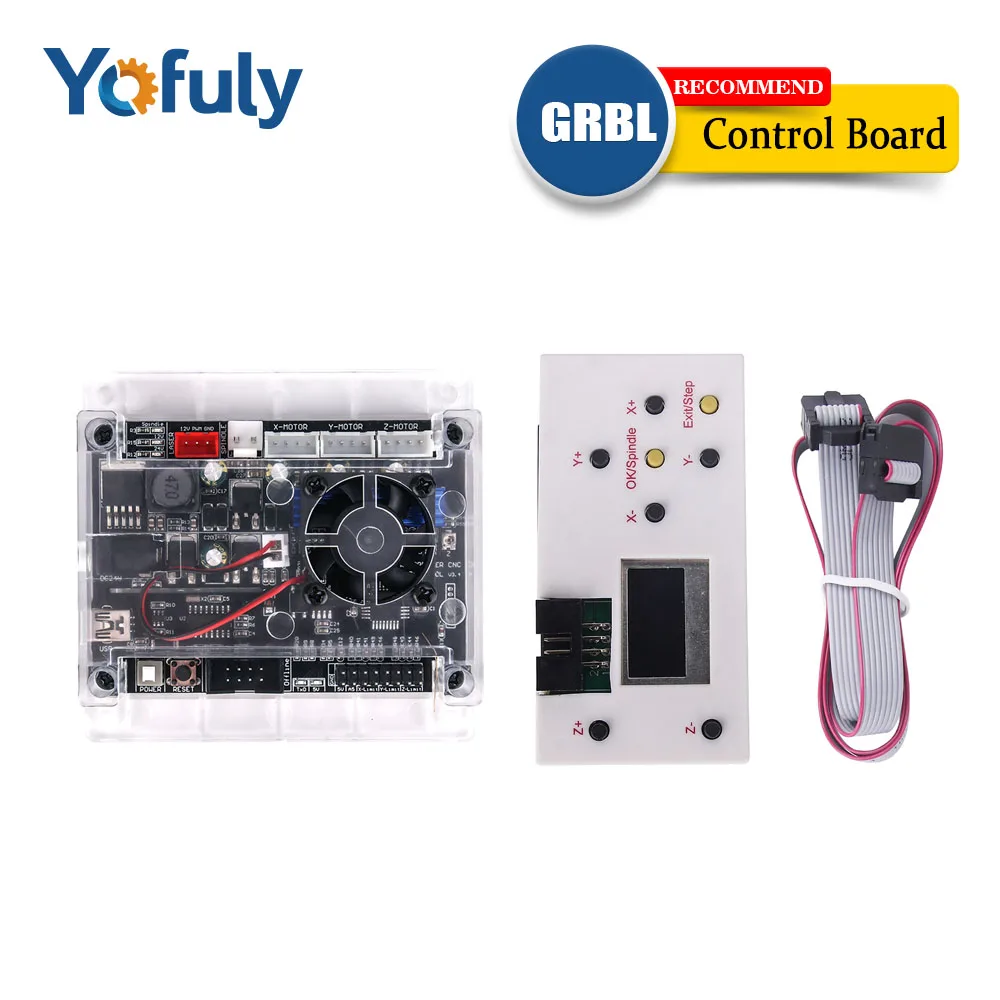 GRBL плата управления гравировальным станком с ЧПУ обновленная 3 осевая автономная