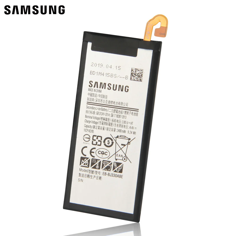 Оригинальный сменный аккумулятор Samsung EB-BJ330ABE для GALAXY J3 J3300 2017 SM-J330 Аутентичные