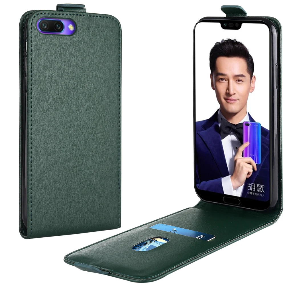 Кожаный чехол-книжка с вертикальной обложкой для Huawei Honor 10 JSN-L22 5 84 дюйма чехол