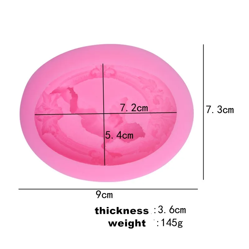 

Cupid Angel Shaped DIY Silicone Mold Soap Molds Handmade Soap Making Cake Baking Fondant Mould Resin Craft