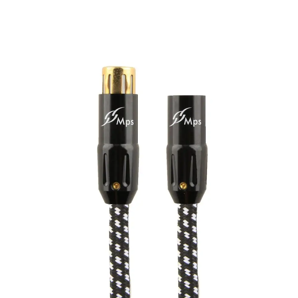 MPS X 702XLR HiFi 99.9997% OCC 24K позолоченный 3 контактный разъем XLR Балансирующий аудиокабель