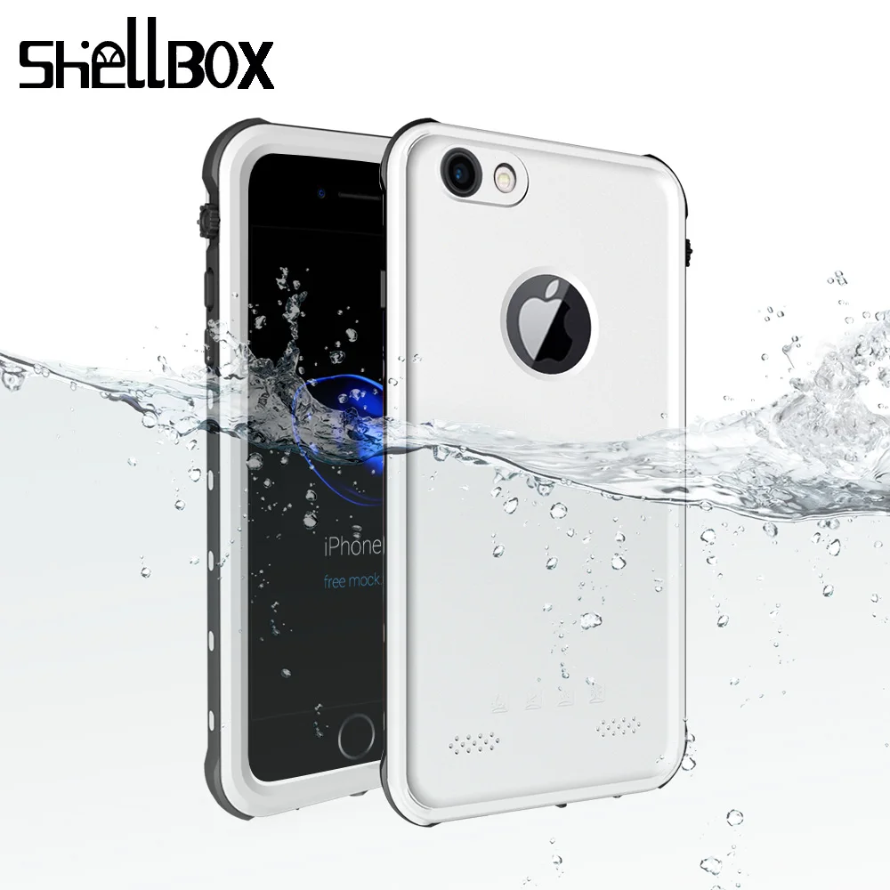 Водонепроницаемый чехол SHELLBOX для iPhone 7 8 Plus водонепроницаемый телефона|Бамперы| |