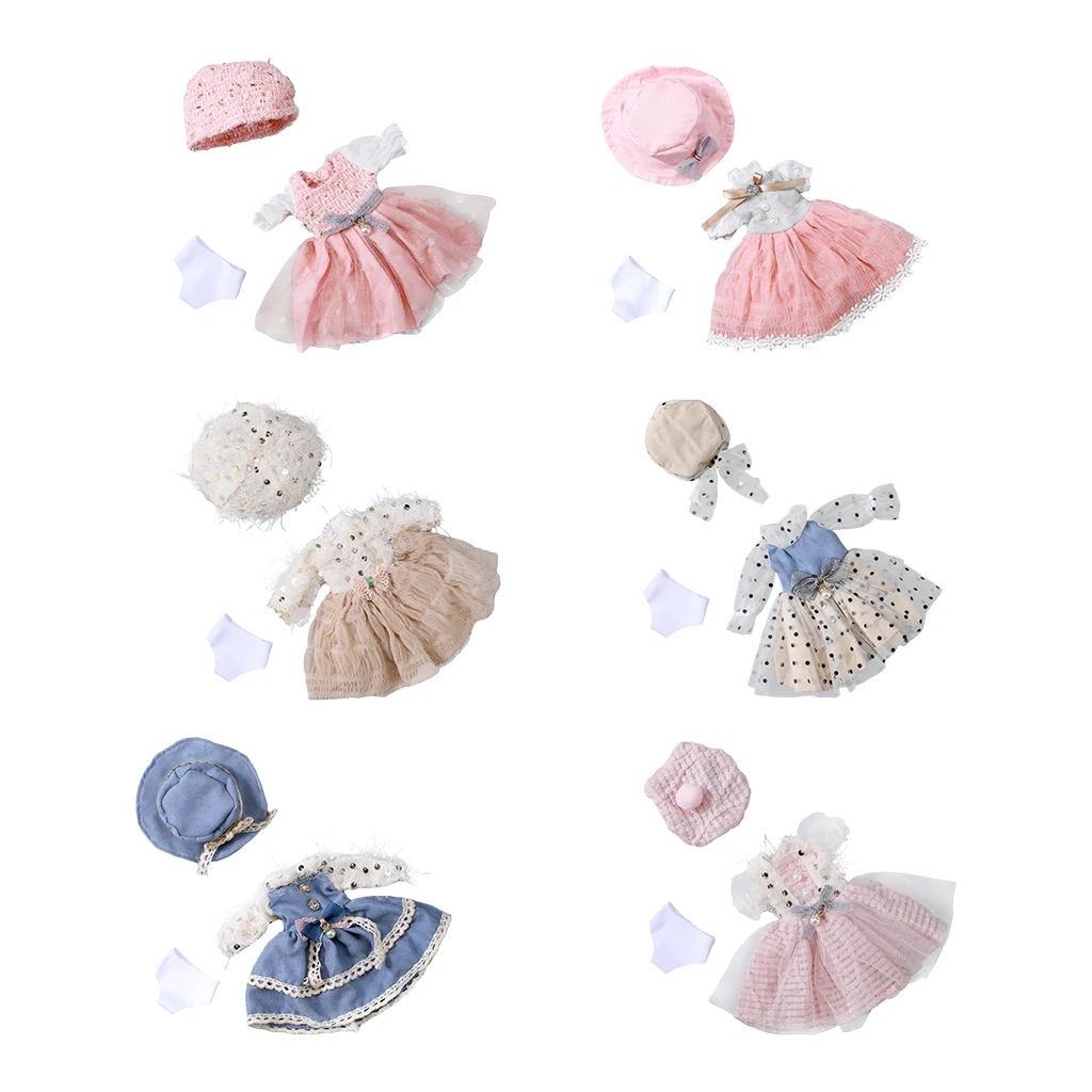 

Изысканное мини-платье для девочки 30 см, одежда BJD, повседневная одежда