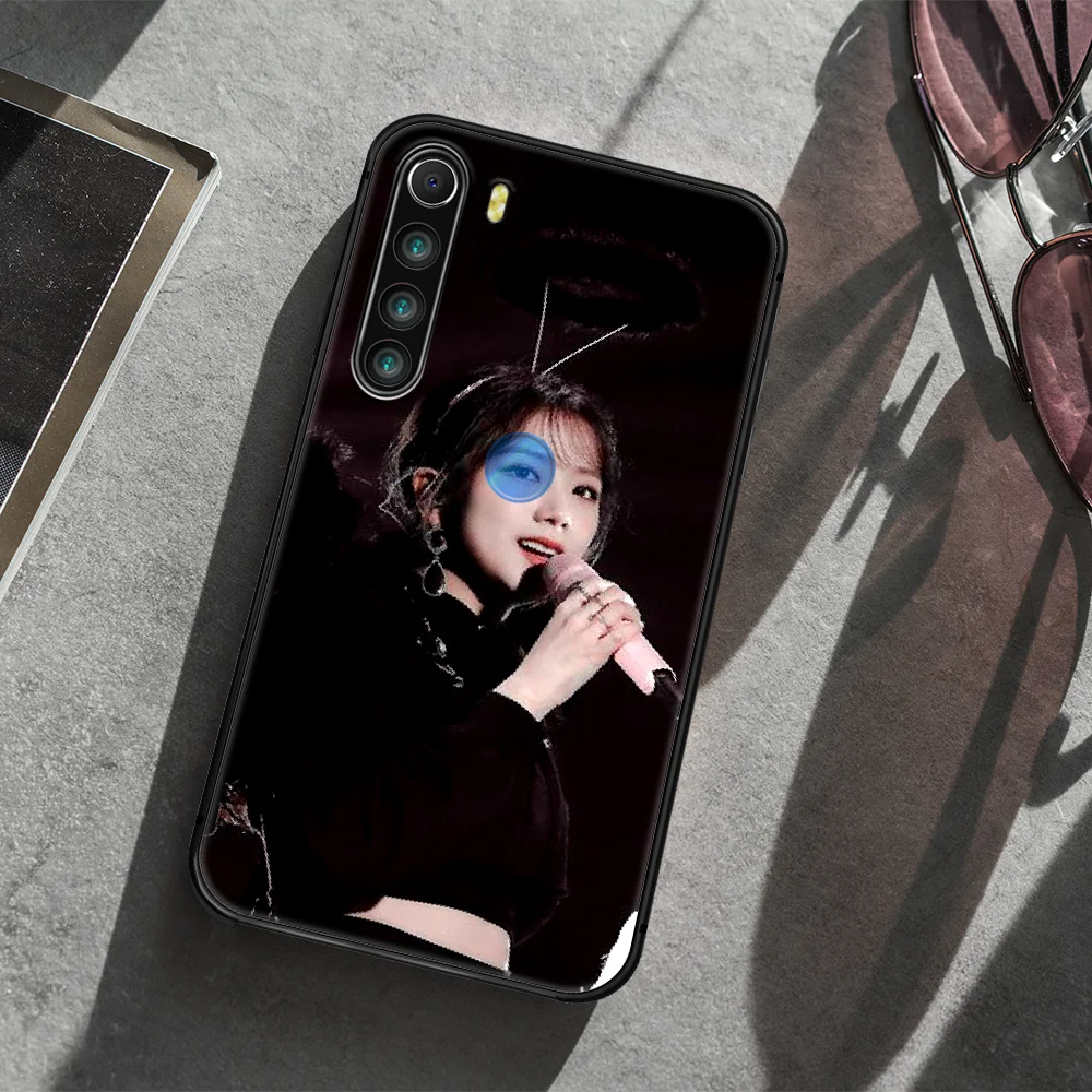 

BLACKPINKS JISOO Phone Case Cover Hull For XIAOMI Redmi 7 7a 8 8a 9 10X NOTE 6 7 7s 8 8t 9 9s Pro Max black Shell Trend Bumper