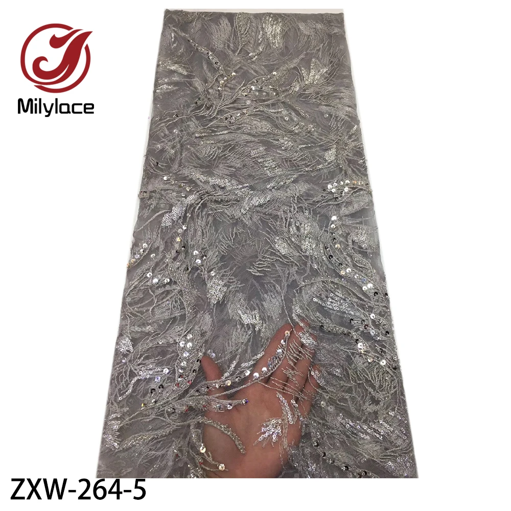 Африканский тюль кружева вышитые Чистая кружевная ткань Модная Белая
