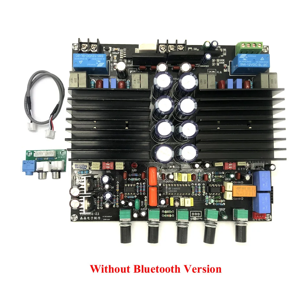 TDA8954TH 2 1 Bluetooth Hi Fi плата цифрового усилителя класса D 210 Вт + сборный предусилитель