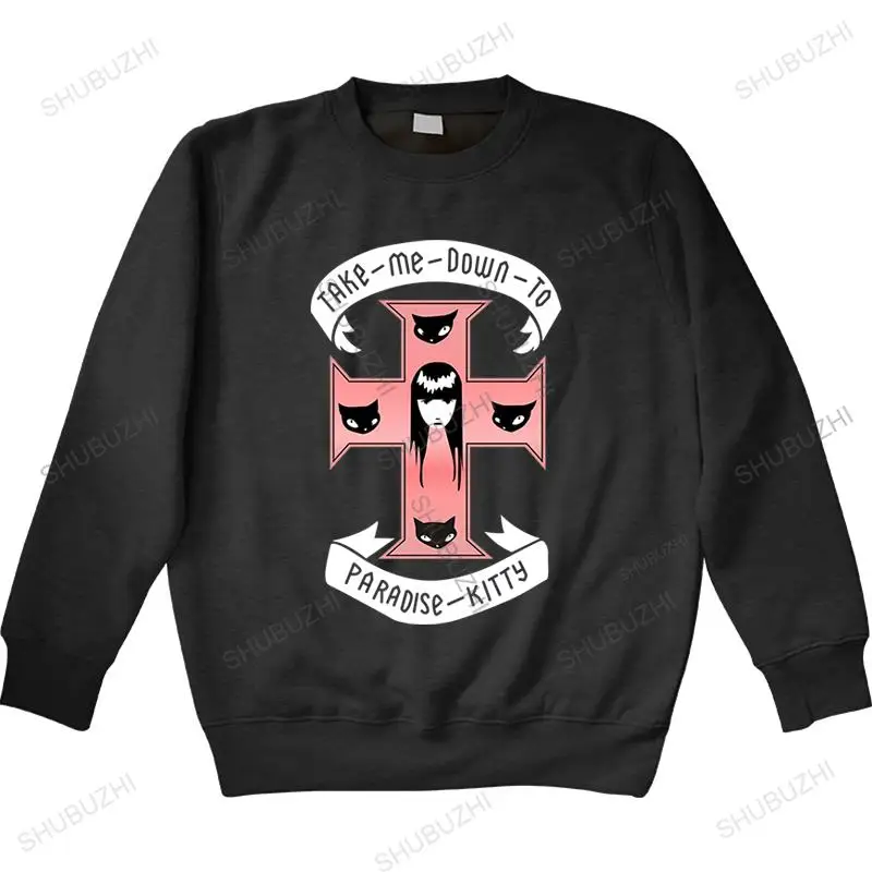 

Emily the Strange Take Me Down To Paradise Kitty Black juniors sweatshirt Cool Casual pride hoody men Unisex New Fashion hoodie