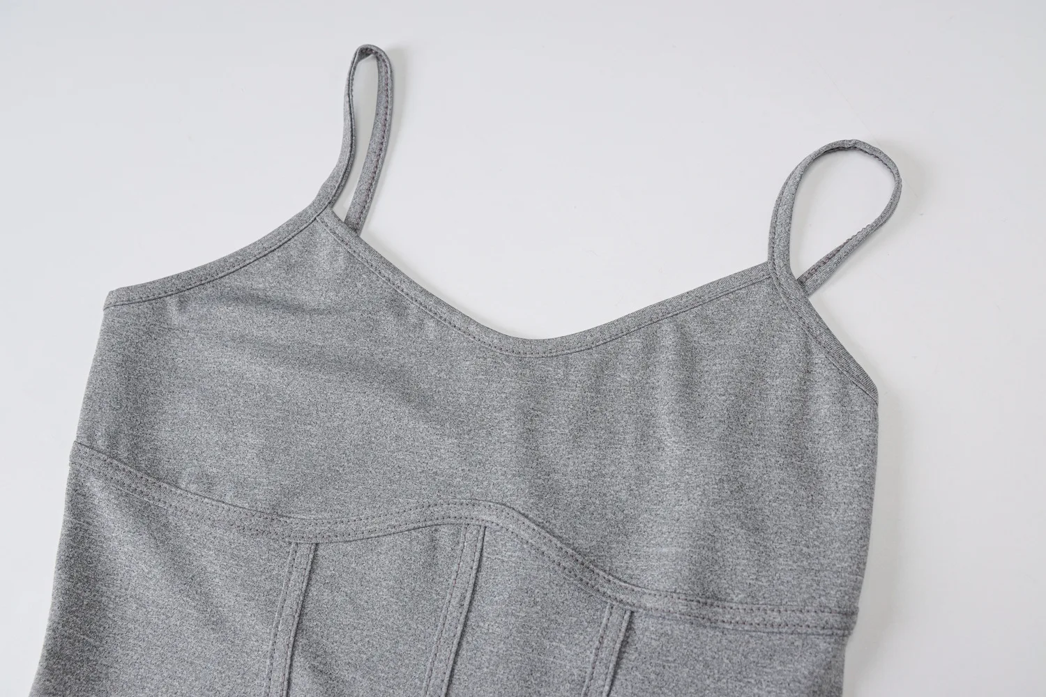 

Laertes Fashion Hot Sexy Women Jumpsuit Spaghetti Strap Casual Solid Gray Long Romper Sleeveless Backless Skinny Sports Clothes