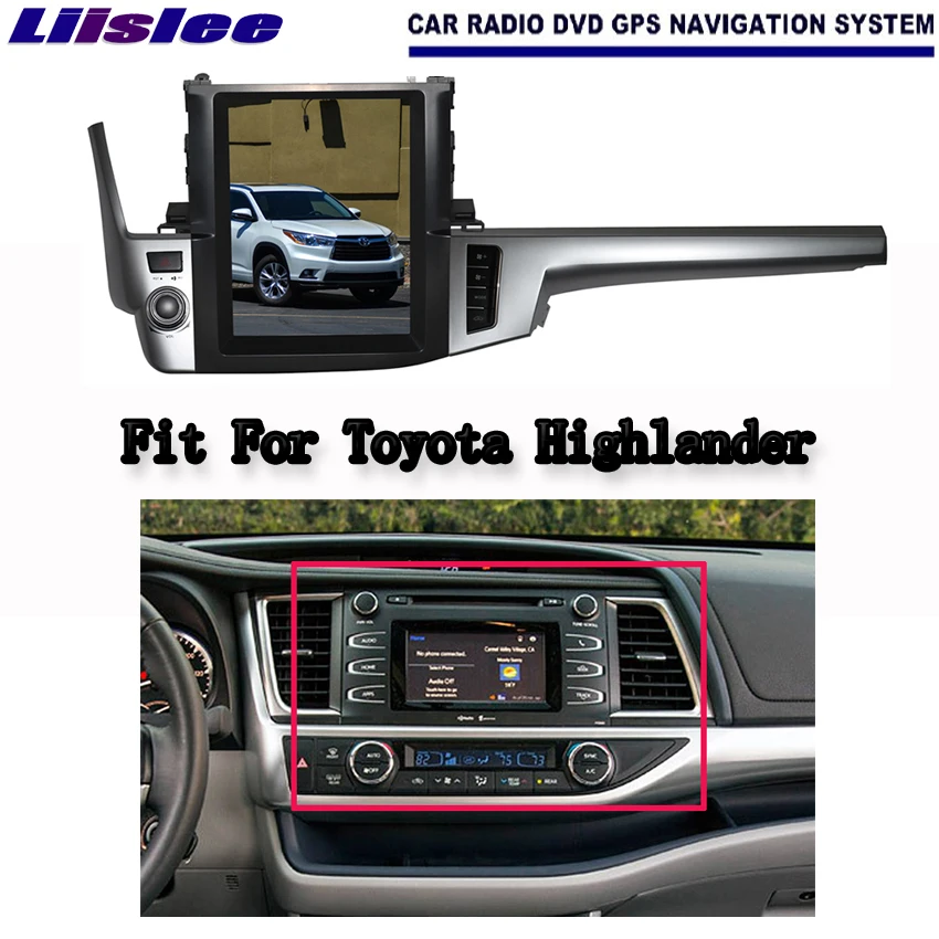 Android 2G RAM для Toyota Highlander 2014 ~ 2017 автомобильный Радио Аудио Видео Мультимедиа DVD плеер