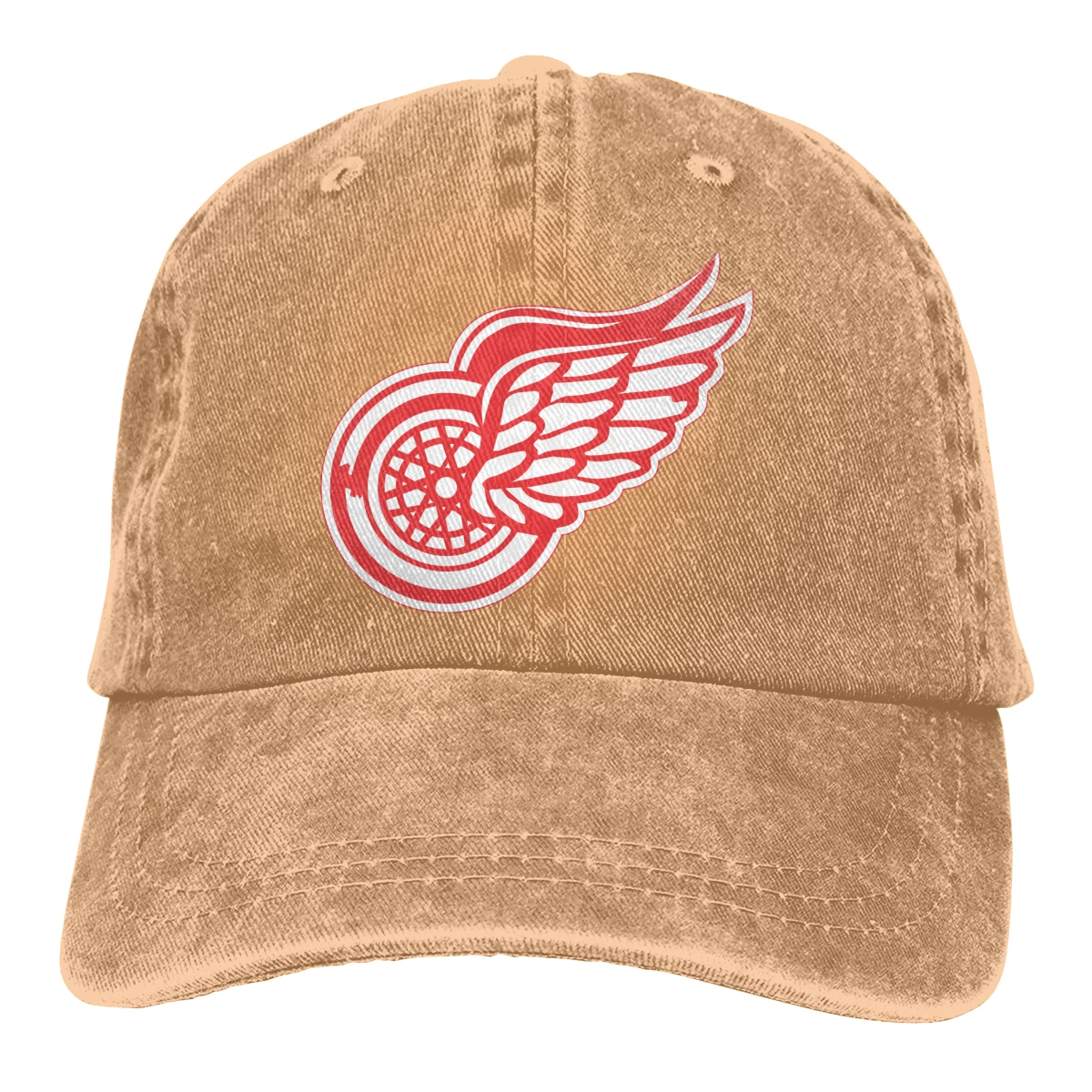 Мыть волна папа шляпа Red Wings хлопок Бейсболка для мужчин в стиле хип-хоп кепка с