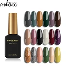 Полуперманентный Гель-лак для ногтей финикси, 8 мл, базовое и верхнее покрытие для УФLED гель-лака, снимается отмачиванием, художественный Гель-лак для ногтей