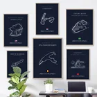 Абстрактная Картина на холсте Формула 1