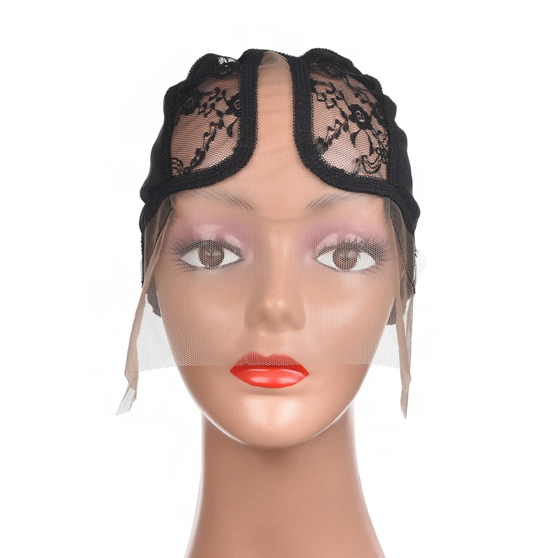 Оптовая продажа сетчатая эластичная шапочка для парика 2 шт./лот с регулируемым