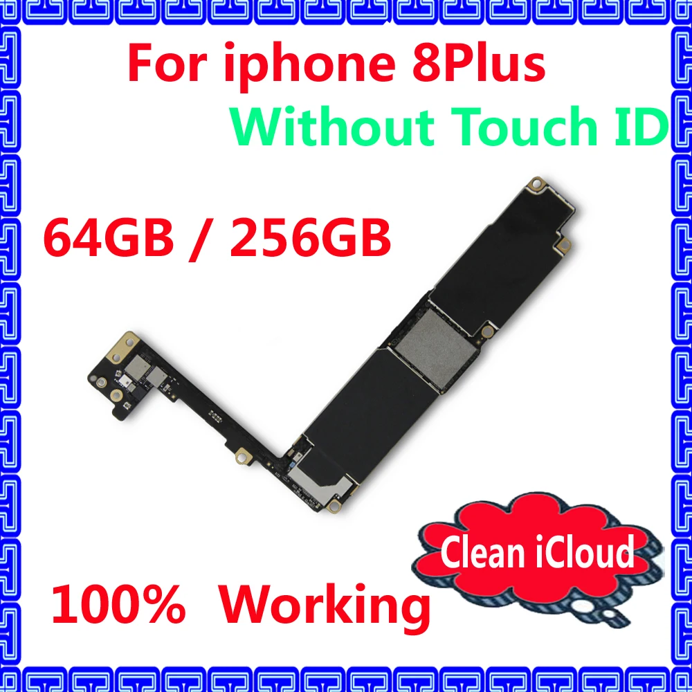 100% оригинальная логическая системная плата IOS без iCloud для iphone 8 Plus 64 Гб 256 ГБ