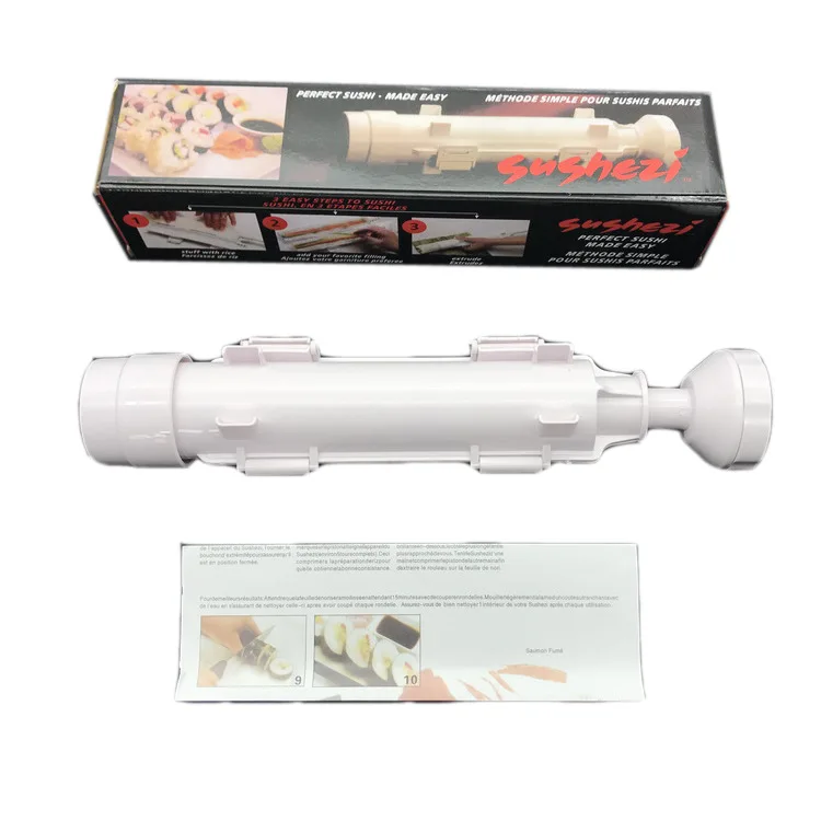 Sushi Maker Roller Rice Mold Bazooka Vegetable Meat Rolling Tool DIY Making Machine Kitchen Lunch | Дом и сад